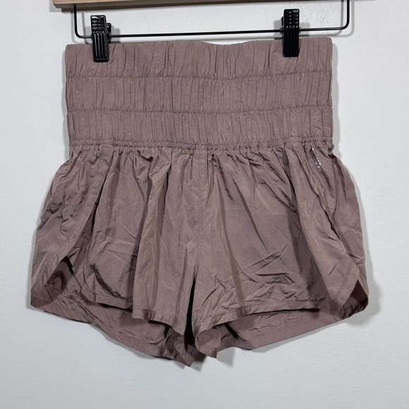 Free People Movement High Waisted Shorts size XS Pink - Picture 3 of 7